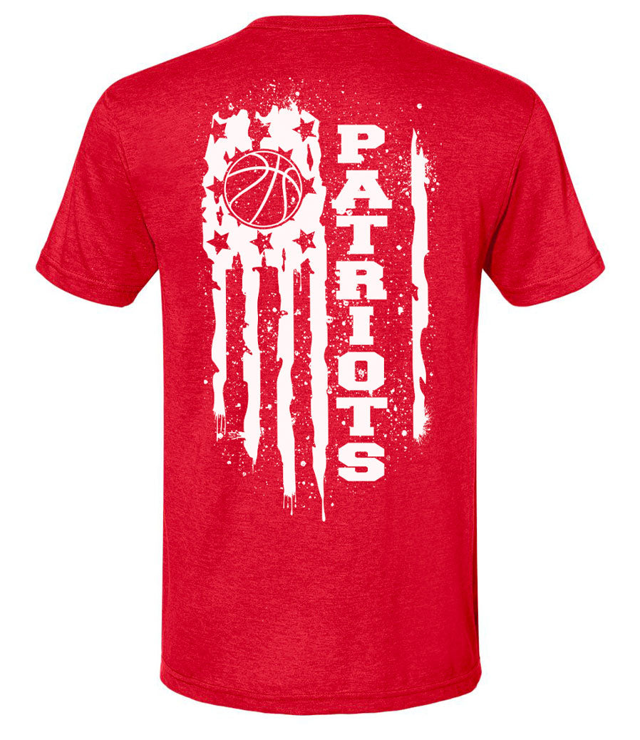 American Flag Heather Gildan Soft Tee