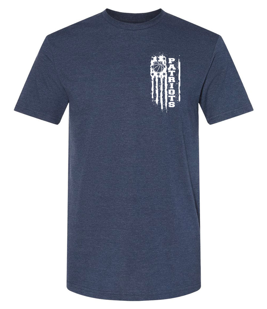 American Flag Heather Gildan Soft Tee