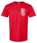 American Flag Heather Gildan Soft Tee