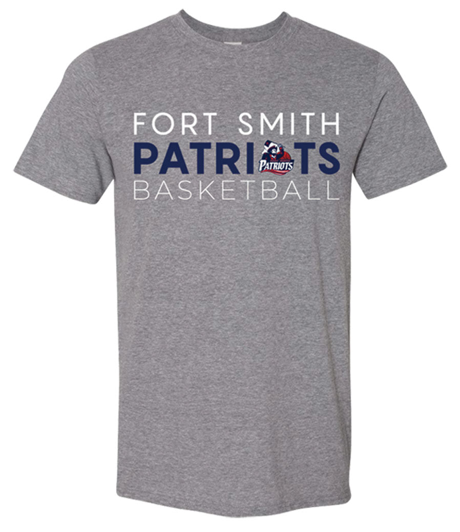 Patriots Stacked Design Gildan Soft Tee